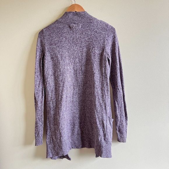 Urban Outfitters Staring at star tweed open front cardigan purple Top Size M - Picture 4 of 4